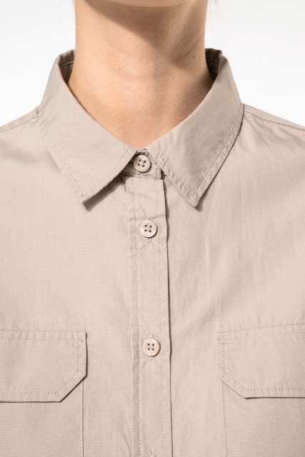 LADIES' LONG-SLEEVED SAFARI SHIRT
