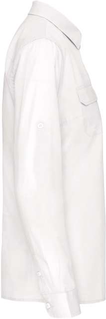 LADIES' LONG-SLEEVED SAFARI SHIRT