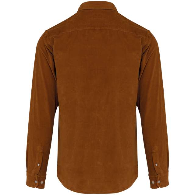 MEN'S LONG-SLEEVED CORDUROY SHIRT