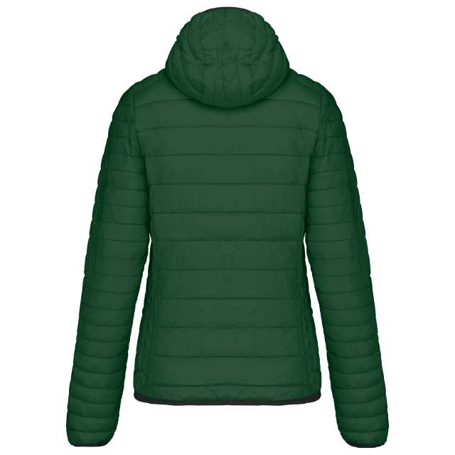 LADIES' LIGHTWEIGHT HOODED PADDED JACKET