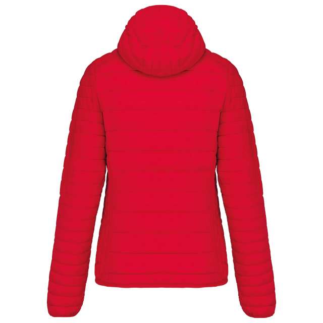 LADIES' LIGHTWEIGHT HOODED PADDED JACKET