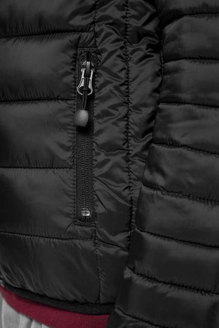 KIDS' LIGHTWEIGHT HOODED PADDED JACKET