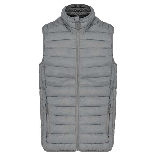 MEN’S LIGHTWEIGHT SLEEVELESS FAKE DOWN JACKET