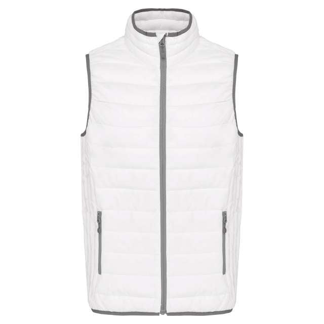 MEN’S LIGHTWEIGHT SLEEVELESS FAKE DOWN JACKET