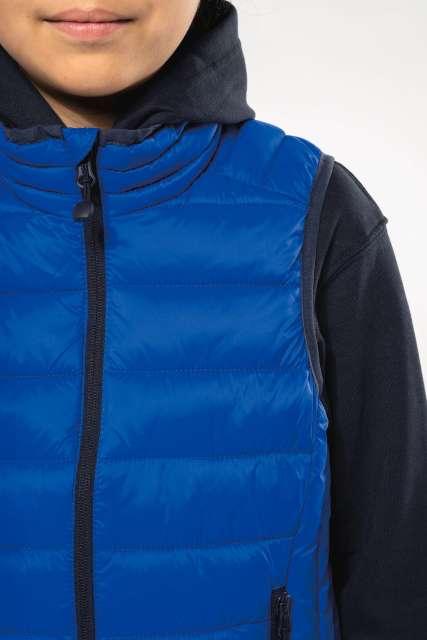 KIDS' LIGHTWEIGHT SLEEVELESS PADDED JACKET