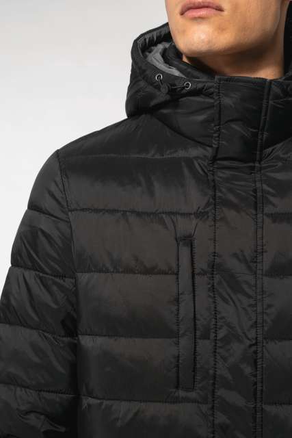 MEN'S LIGHTWEIGHT HOODED PADDED PARKA