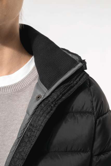 LADIES' LIGHTWEIGHT HOODED PADDED PARKA
