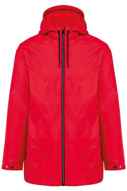 UNISEX HOODED JACKET WITH MICRO-POLARFLEECE LINING