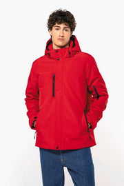 MEN'S HOODED SOFTSHELL LINED PARKA