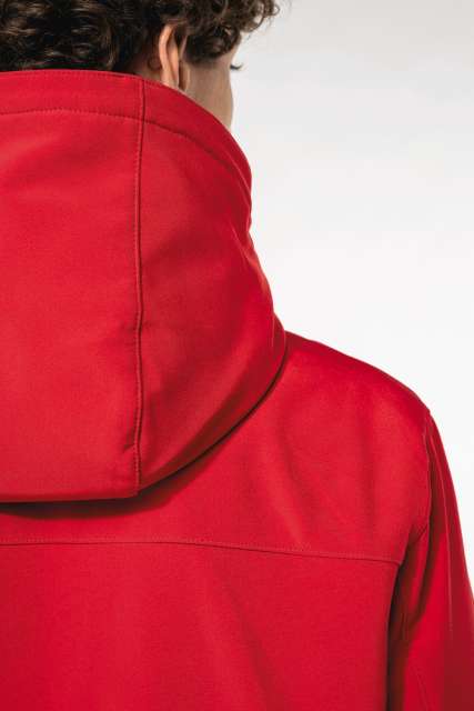MEN'S HOODED SOFTSHELL LINED PARKA