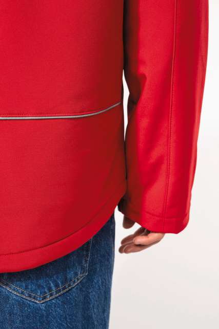 MEN'S HOODED SOFTSHELL LINED PARKA