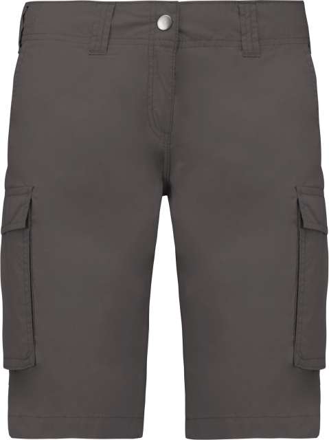 LADIES' LIGHTWEIGHT MULTIPOCKET BERMUDA SHORTS