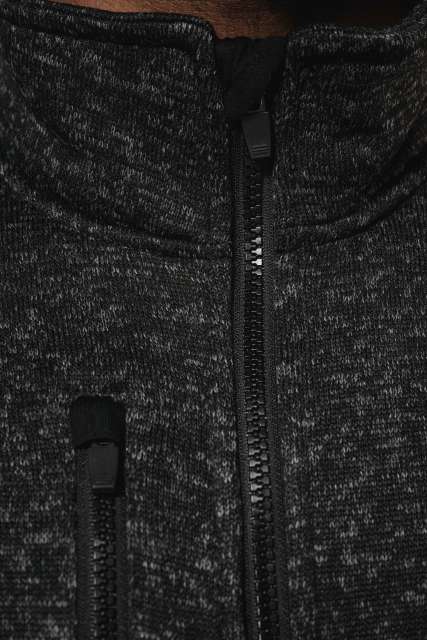 MEN'S FULL ZIP HEATHER JACKET