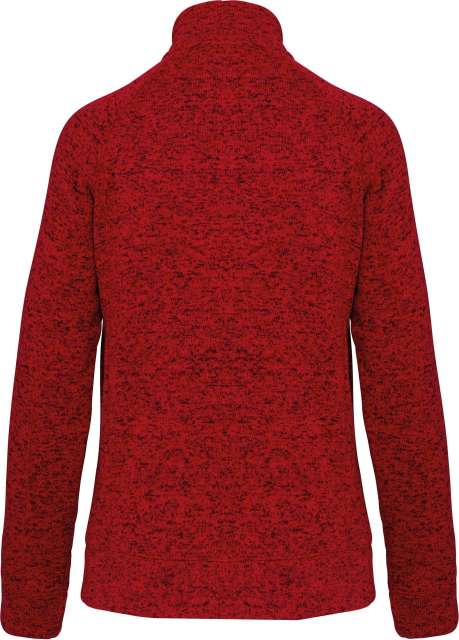 LADIES' FULL ZIP HEATHER JACKET