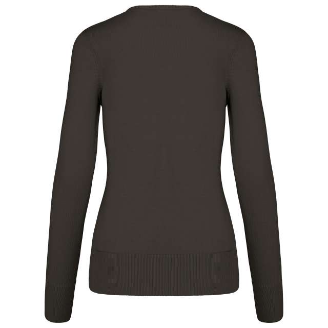 LADIES' V-NECK JUMPER