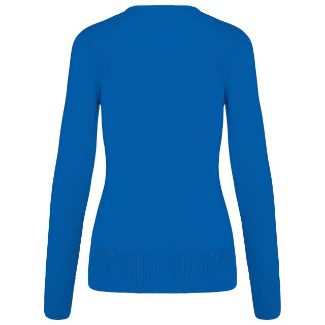 LADIES' V-NECK JUMPER
