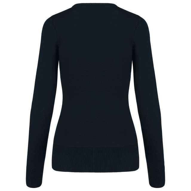 LADIES' V-NECK JUMPER