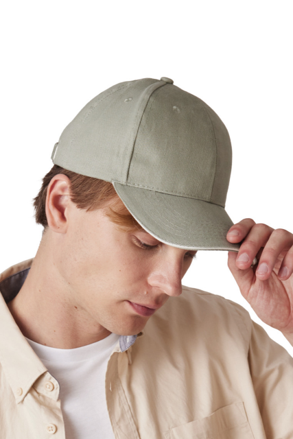 SAPCA ORGANIC COTTON WITH CONTRASTING SANDWICH PEAK - 6 PANELS