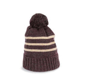 CACIULA KNITTED STRIPED BEANIE IN RECYCLED YARN
