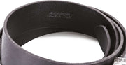 RAW EDGE LEATHER BELT - 35MM