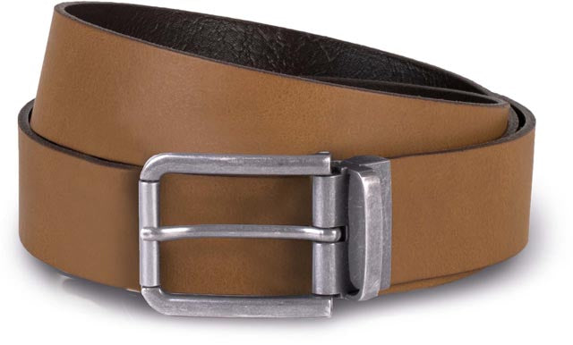 RAW EDGE LEATHER BELT - 35MM