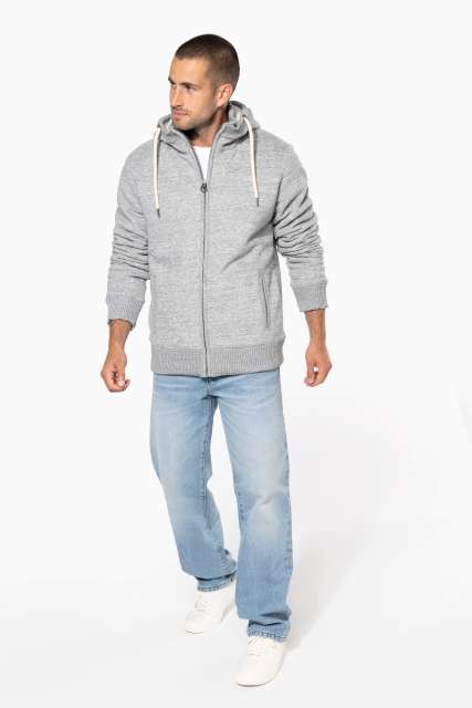 VINTAGE SHERPA-LINED FLEECE JACKET