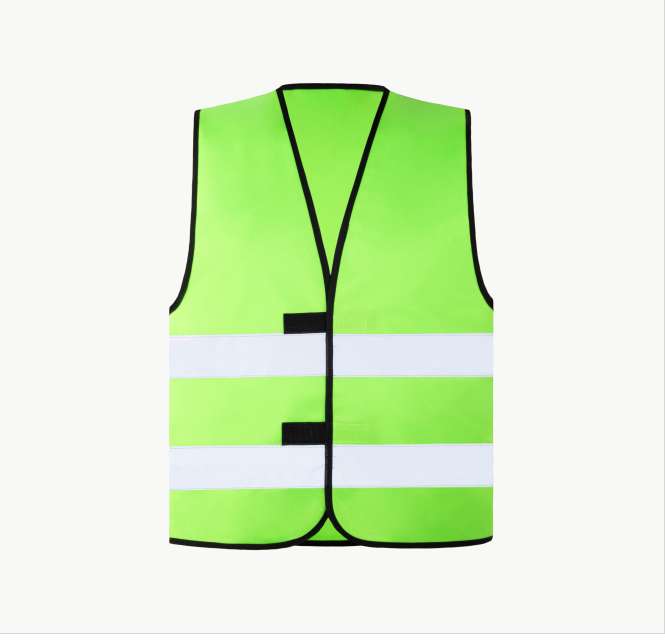 SAFETY VEST "WOLFSBURG" - BLACK HEM
