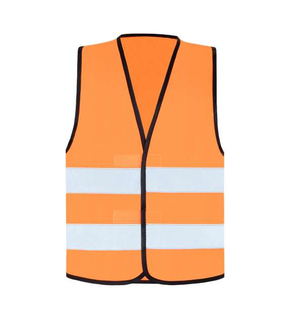 SAFETY VEST "WOLFSBURG" - BLACK HEM