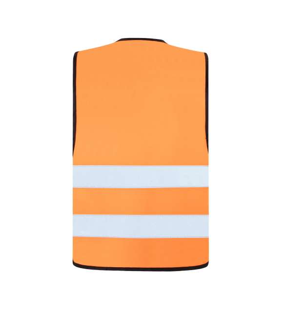 SAFETY VEST "WOLFSBURG" - BLACK HEM