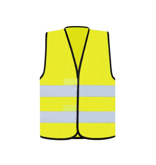 SAFETY VEST "WOLFSBURG" - BLACK HEM