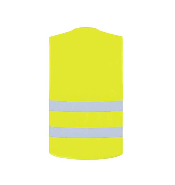 BASIC SAFETY VEST FOR PRINT "KARLSRUHE" - 2 VELCRO