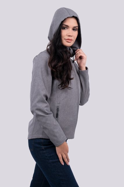 JACHETA SOFTSHELL 3 STRATURI CU GLUGA DETASABILA DAMA LE821