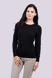 PULOVER BUMBAC FIN GULER ROTUND DAMA LE901