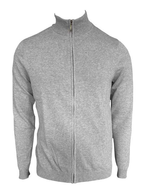 CARDIGAN BUMBAC FIN CU FERMOAR BARBATI LE970