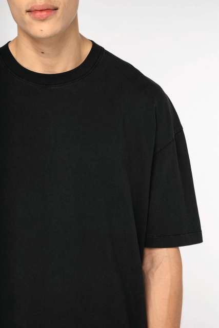 TRICOU BARBAT WASHED EFFECT OVERSIZED T-SHIRT