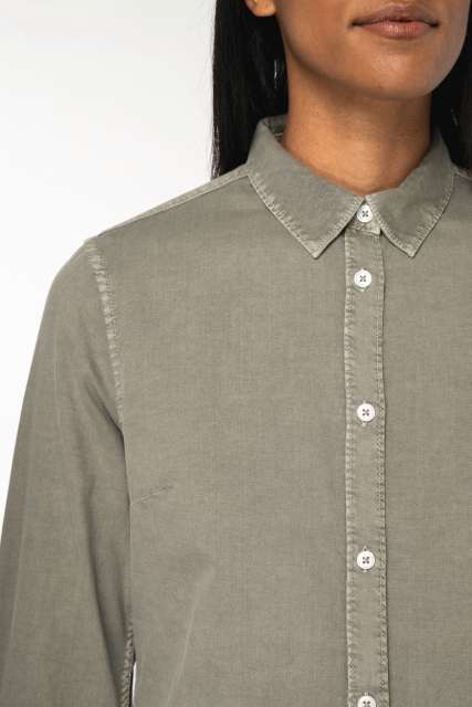LADIES' WASHED SHIRT