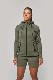 LADIES’ HOODED SWEATSHIRT