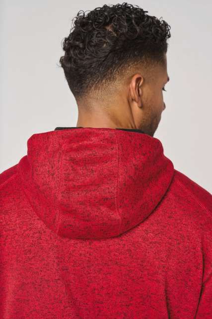 MEN'S HEATHER HOODED JACKET