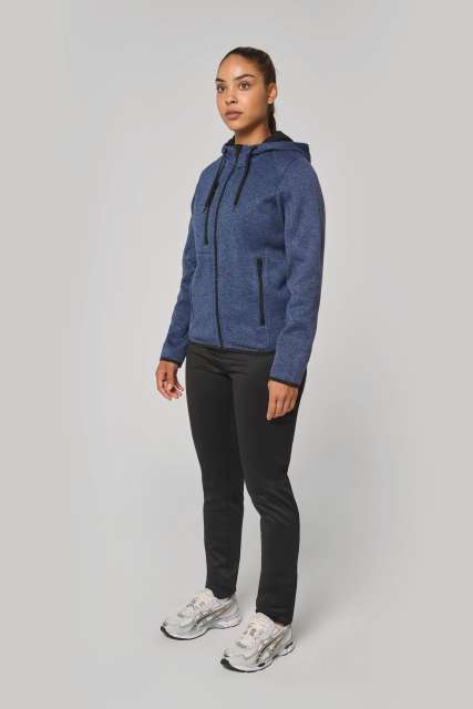LADIES’ HEATHER HOODED JACKET