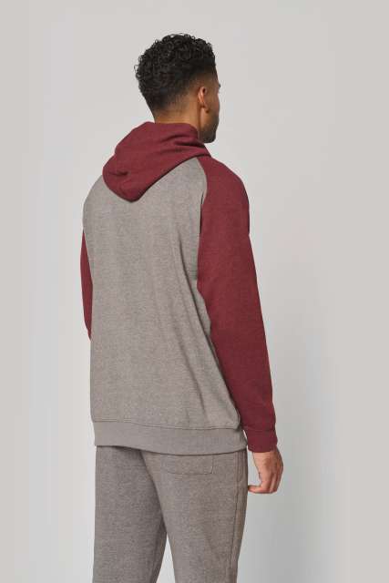 ADULT TWO-TONE HOODED SWEATSHIRT