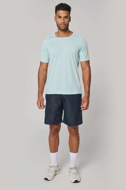 MEN'S RECYCLED ROUND NECK SPORTS T-SHIRT