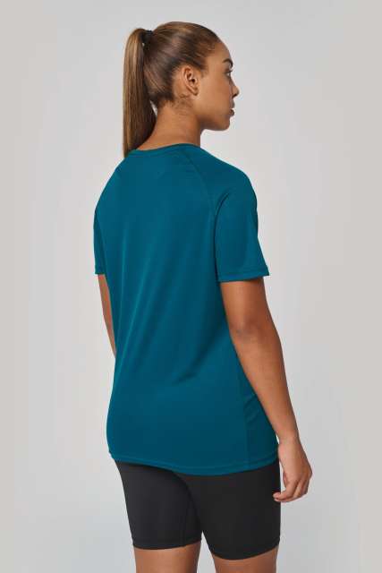 LADIES' RECYCLED ROUND NECK SPORTS T-SHIRT