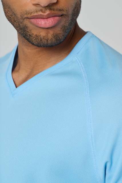 MEN’S V-NECK SHORT-SLEEVED SPORTS T-SHIRT