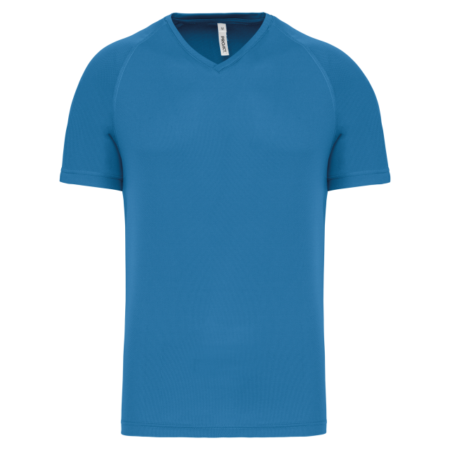 MEN’S V-NECK SHORT-SLEEVED SPORTS T-SHIRT