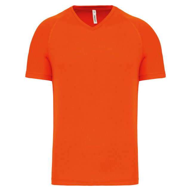 MEN’S V-NECK SHORT-SLEEVED SPORTS T-SHIRT