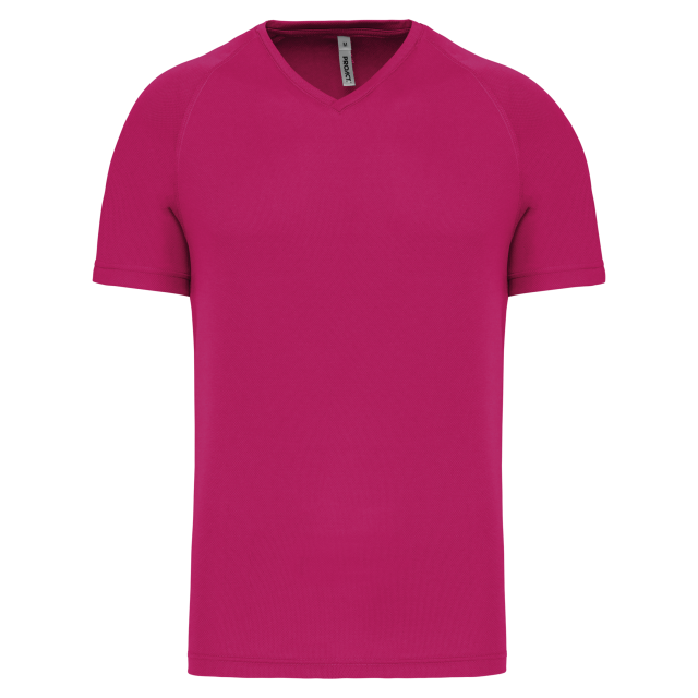 MEN’S V-NECK SHORT-SLEEVED SPORTS T-SHIRT