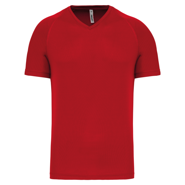 MEN’S V-NECK SHORT-SLEEVED SPORTS T-SHIRT