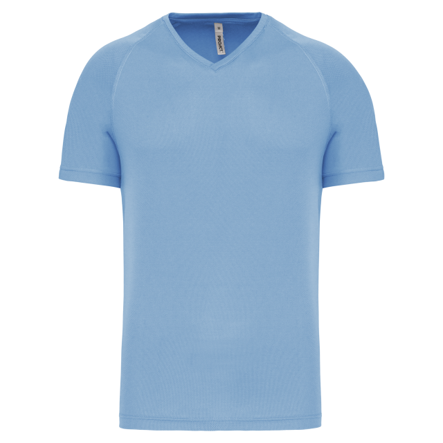 MEN’S V-NECK SHORT-SLEEVED SPORTS T-SHIRT