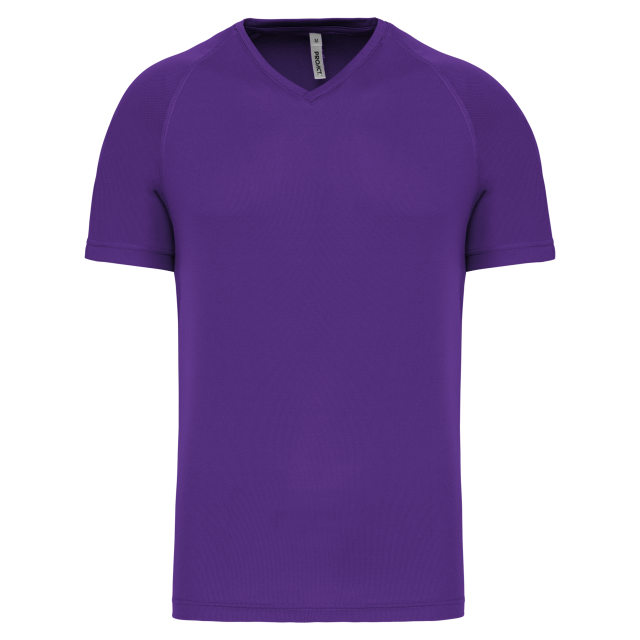 MEN’S V-NECK SHORT-SLEEVED SPORTS T-SHIRT