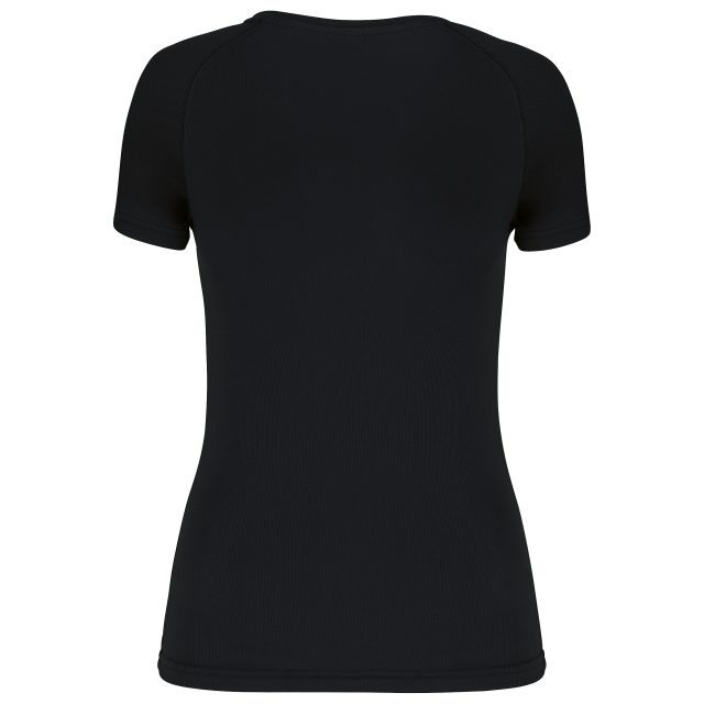 LADIES’ V-NECK SHORT-SLEEVED SPORTS T-SHIRT